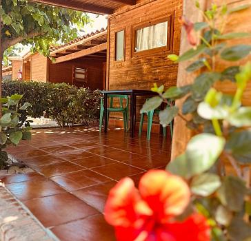 Bungalow de madera 2/3 personas