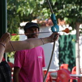 Tir a l'arc animació Camping Playa y Fiesta Costa Daurada