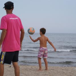 Entertainment at the beach Camping Playa y Fiesta Costa Dorada