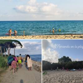 Snack at the beach Camping Playa y Fiesta Miami Playa Costa Dorada