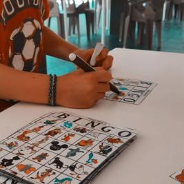 Animacion Bingo para niños Camping Playa y Fiesta Miami Playa Costa Dorada