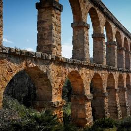 Puente del Diablo Roman architecture romana at Tarragona Costa Dorada Tourism