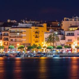 Cambrils at night Costa Dorada